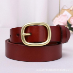 Puhast messingist pandlaga Ins Style Naiste nahast v&ouml;&ouml; Naiste teksad T&auml;ielik Interneti-kuulsus Sama lihtne moodne n&ouml;&ouml;pn&otilde;el Ehtsast nahast v&ouml;&ouml; 120cm