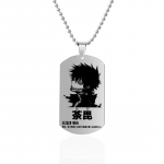 Anime &uuml;mbrus My Hero Academia tegelaskuju tutvustus roostevabast terasest kaelakee koerasildi ripats meeste kaelakee