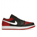 Air Jordan 1 Low Alternate Bred Toe Meeste tossud Must Gym-Punane Valge 553558-066 44