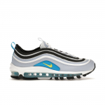 Nike Air Max 97 GS Blue Whisper Laste tossud Valge Sinine-Lightning Optic-Kollane 921522-408 35.5