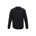 Under Armour Kootud Seeria &Uuml;hev&auml;rviline Logo Kapuutsiga Tuulejope Jakk Meeste Jakk Must 1361612-001 L