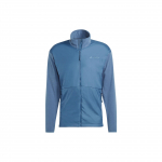 Adidas Multi Wind Fliisjakk &Uuml;hev&auml;rviline Logo V&auml;lisriietus Fliis Spordijakk Meeste Jakk Miracle-Blue-Grey IJ0542 XL