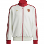 Adidas Originals Logoga tikitud kitsa l&otilde;ikega p&uuml;stkraega lukuga pikkade varrukatega jakk Meeste jakk Helebeež JF0593 XXL