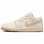 Air Jordan 1 Low Sail Rattan Naiste Tossud Kreemjas Kahvatukarva DC0774-112 44.5
