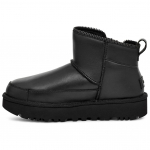 UGG Ehtne Nahk &Uuml;hev&auml;rvilised &Uuml;marad Ninaga L&uuml;hikesed Lumesaapad Naiste saapad Must 1164690-BLK 36