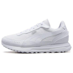 Puma Road Rider Nahk Kangas S&uuml;nteetiline Nahk Mugavad Igap&auml;evased Madalad Lifestyle Vabaajajalatsid Unisex Vabaajajalatsid Valge 397432-06 44.5