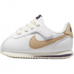 Nike Cortez Easy-On Mugavad Pehmed Libisemiskindlad Vastupidavad Madalad Jalatsid Beebijalatsid Valge Plaatina DM0952-109 23.5