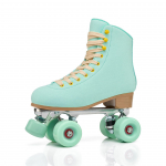 Uued kahe rea t&auml;iskasvanute ja noorte rulluisud metallist kronsteiniga - Mugav, hingav, vastupidav disain, N&uuml;&uuml;d laos 39 roheline