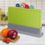 Kvaliteetne 5-osaline toidukvaliteediga l&otilde;ikelaudade komplekt - hallituskindel ja stiilne High-end 5-piece set PP cutting board combination