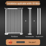 Turvaline kassikindel siseruumide lemmikloomat&otilde;ke: Kr&uuml;pteeritud, K&otilde;rgendatud Aed&mdash;Punch-Free Disain Kassidele ja Koertele, Ideaalne R&otilde;dudele ja Vaheseintele. Height 76cm, Gap 3.8cm, Automatic