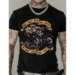 Mootorratta T-s&auml;rk Meeste 3D Eagle Graphic L&uuml;hikeste Varrukatega Vintage Streetwear Ride Biker T-s&auml;rk Meestele Riietus Suured T-s&auml;rgid Topid XXXXXL must