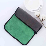 Mikrokiust r&auml;tik auto mikrokiust lapiga pesur&auml;tik Mikrokiust puhastuslapp autopesu kuivatusr&auml;tik Autode detailid 30x30x3pcs hall