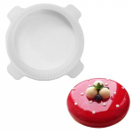 1 Komplekt &uuml;mmargune silikoonist koogivorm vahtude jaoks j&auml;&auml;tise &scaron;ifoonikookide k&uuml;psetuspann 1Set