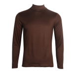 Meeste &uuml;laosad Mood Vabaaja Slim Fit Meeste P&otilde;hiline Rullkaelusega Kevad S&uuml;gis K&otilde;rge Kraega Pullover Aluss&auml;rk Lihtne T-s&auml;rk Pehme Soe Pikkade Varrukatega Meeste Kudumid XXXL kohv