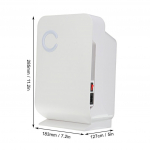 &Otilde;hukuivati Mini Kaasaskantav Kodu &Otilde;hukuivati Kuivatusaine Niiskuse Imur Madala M&uuml;ratasemega Kodu Toa Kapi &Otilde;hukuivati 1.3L 100-240V