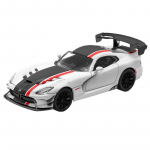 1/24 Dodge Viper ACR SRT Sulamist Sportauto Mudel Valatud Metallist V&otilde;idus&otilde;iduautod Auto Mudel Heli ja Valguse Simulatsioon Laste M&auml;nguasi Kingitus must