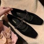 Moodsad Mary Jane &Uuml;ksikud kingad Paksude Kontsadega Kingad Elegantne Klassikaline Retro Ruudukujulise Varbaga Mugavad Pehmed Madala L&otilde;ikega Madala Kontsaga Naiste Kingad 35