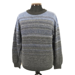 90ndate vintage Golden Bear pikkade varrukatega kampsun meestele M sinine hall vill akr&uuml;&uuml;l Jaapan(KASUTATUD) gray