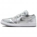 Jordan 1 Low SE Metallik H&otilde;be Naiste Jordan FN5030-001 37.5 h&otilde;bedane valge v&auml;rv