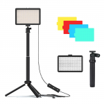 Fotograafia LED Video Valgusti Paneel Valgustus Foto Stuudio Lambi Komplekt Pildistamiseks Live-voogedastuseks Youbube Statiiviga RGB Filtritega