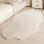 Lainekujuline vaip &Ouml;&ouml;kappide vaibad Magamistoa piirkonnamatt Uksematt Moodne geomeetriline muster Veekindel p&otilde;randakate Kodu kaunistus 40X60CM (1.3X2FT beige