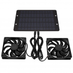 12V 10W miniventilaator IP65 veekindel p&auml;ikesepaneeli toitega ventilaator p&auml;ikesepaneeli ventilaatori ventilaator kanamaja RV kasvuhoone jaoks