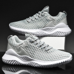 Mood vabaaja meeste kerge tennis sport suvine hingav v&otilde;rk s&ouml;rkimine pehme tald libisemisvastane platvorm &otilde;&otilde;nsad kingad Zapatos Altos Hombre 47 valge