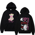 R&auml;ppar Lil Peep CryBaby Hellboy Karu Hupparid Meestele Naistele Vintage Hip Hop &Uuml;legabariidilised Dressipluusid S&uuml;gis Talv Fliis Soojad Pulloverid M black