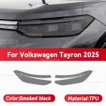 Volkswagen Tayron 2025 Auto Esitulede Suitsutatud Must TPU Kaitsekile Esitulede Tooniv Kleebis Tarvikud Smoked black