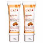 Jiva mandlikreem 100% Ayurveda niisutaja kuivale nahale tumedate laikude, kortsude, pigmendilaikude jaoks 100g Pakk 2 tk beige