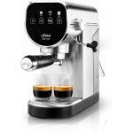 Ufesa Sienna Machine &agrave; Caf&eacute; Expresso et Cappuccino 20 Bars,&Eacute;cran Tactile Digital,1360W,Buse de mousse de lait,0.9L,Caf&eacute; Moulu et
