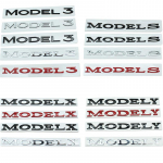 3D ABS Tesla Model 3 XSY DUAL MOTOR Spacex Logo auto kiri Tagumise tagaluugi pagasiruumi kleebised Embleemi m&auml;rgi kleebise kleebis Y-Silver