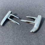 For Toyota Raize Chrome Rear Fog Lamp Frame Decorative Cover Car Exterior decoration Modeling High Quality ABS parts