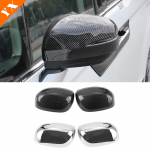 Carbon Chrome look trim For Honda Odyssey 2015-2022 Accessories Car Side Mirror Rear View Mirror Sticker Cover Protector Chrome