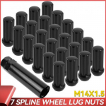 24 tk 2 Must M14x15 Spline Veljepolt Chevy Silverado Suburban Express 1500 jaoks