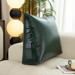 Veekindel kolmnurkne seljapadi Kassikriimustusnahast voodipeatsi padi Tatami seinale suur seljatugi Magamistoa voodi Kokkup&otilde;rkevastane 1PC 60x20x50cm