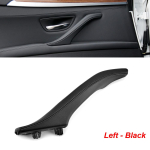 BMW 5. seeriale F10 F11 F18 2010-2017 LHD RHD Salongi reisijapoolse ukse nahast t&otilde;mbek&auml;epideme komplekt Left-Black black