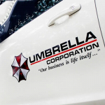 Resident Evil Autokleebised Rallis&otilde;idustiilis Vihmavari K&uuml;ljeukse Dekoratsioonikleebised DIY Modifitseeritud Vin&uuml;&uuml;lkile Veekindlad Aksessuaarid 50CM h&otilde;be