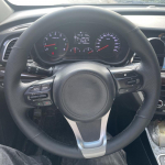 Auto roolikatte Microfiber nahast Kia Sorento 2015 2016 2017 2018 Sedona 2015- jaoks Auto interj&ouml;&ouml;r Auto stiil Red Thread