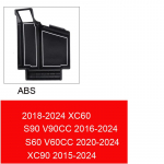 For Volvo XC90 XC60 S90 V90 S60 V60 Armrest Box Storage box flocked ABS car accessories ABS