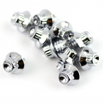 25 tk 13 mm Auto Ratta Neetmutter Velje &Auml;&auml;re Asendus 6,9 mm 0,27 tollise Augu Kaunistuseks H&otilde;bedane ABS Tarvikud Vastupidav