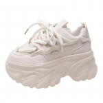 8.5CM Uued K&otilde;rge Platvormiga Tossud Naistele Paks Tald Spordijalatsid Daamide Treeningjalatsid Vulkaniseeritud Kingad Naiste Paksud Tossud Zapatillas Mujer 35