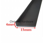 Kohandatud L-kujulised EPDM-kummist tihendusribad, Nurgakaitse, Servakate, Kokkup&otilde;rkevastane tihend, Ilmastikukindel, Must L&1 meter or 3.28ft