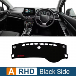 Suzuki SX4 S-Cross Scross 2013 2014 2015- jaoks Auto Armatuurlaua Kate V&auml;ltige Valgustusmati Libisemisvastased Vaibad Siseviimistluse Lisatarvikud A RHD Black Side