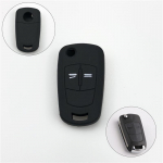 3 buttons Silicone Car Key Case Cover for Opel Astra H Corsa D Vectra C Zafira Styling car accessories F style