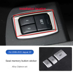 For Jaguar XF Sticker Gear Button Accessories For Car Interior Replacement Parts X250 Center Console Button Cover 2010 to 2015 XF Seat memory