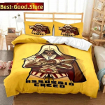 Moodne m&auml;ng A-Assassins Creed Voodipesukomplekt Tr&uuml;kitud Voodikomplekt Padjap&uuml;&uuml;ri ja Tekikotiga Pehme &Uuml;he- Kahe- Queen- Super Kingi Suurusega EU Single(135*200cm)3pcs