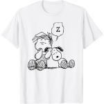 P&auml;hklid - Linus Snoopy Uinaku T-s&auml;rk S valge