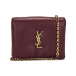 Saint Laurent Ysl Kuldne Metalllogo Lambanahast Crossbody &Otilde;lakott Naiste kotid Punane 777439-AACX7-6268 Basic Set (Bag+Dust Bag)
