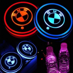 2PCS uued LED topsihoidja valgusmatid autoalused BMW E90 F20 F30 F34 F36 F10 F15 G20 G30 G32 G01 G02 G05 X1 X2 X3 X4 X5 X6